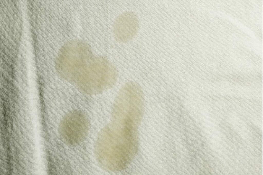 grease stain on fabric