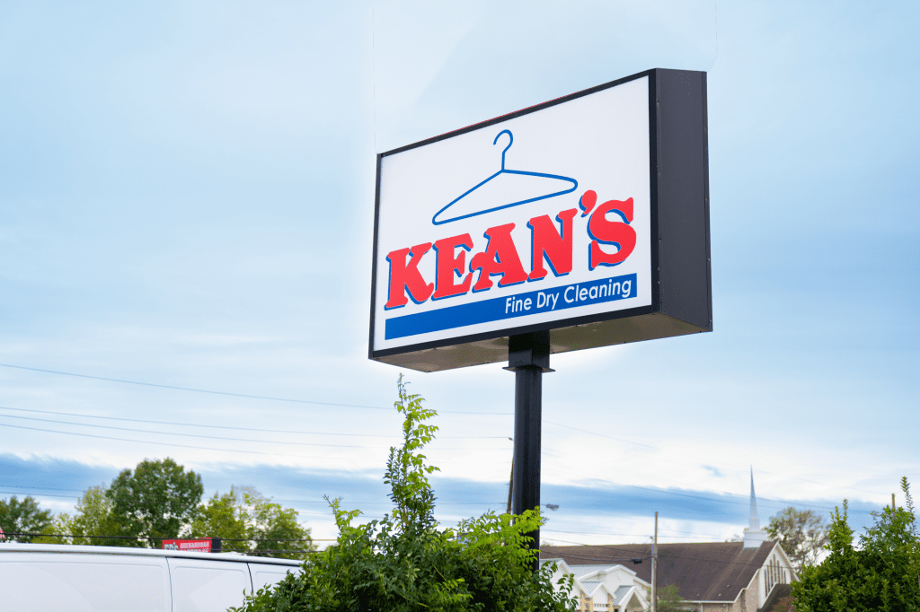 keans dry cleaning sign in baton rouge