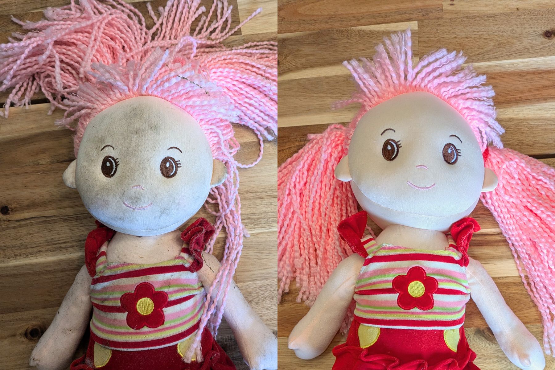 doll restoration before and after