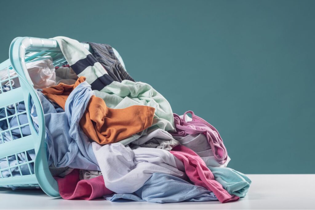 basket of laundry