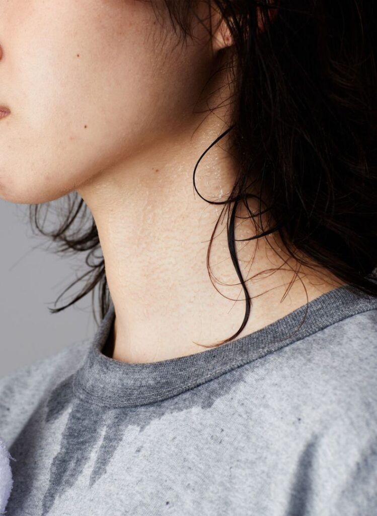 smelly, sweat stained tshirt